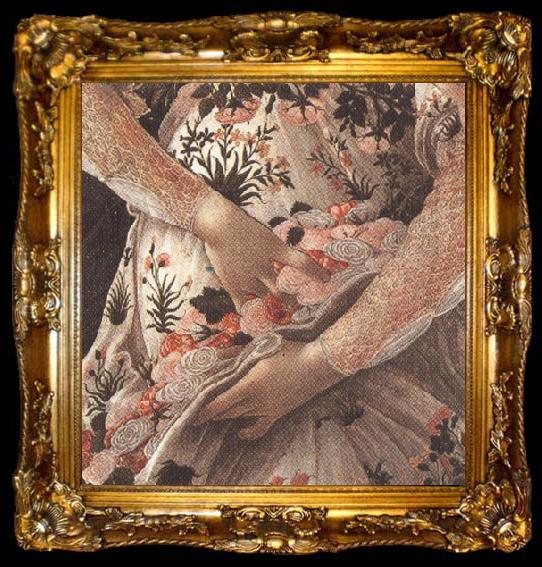 framed  Sandro Botticelli Details of Primavera (mk36), ta009-2